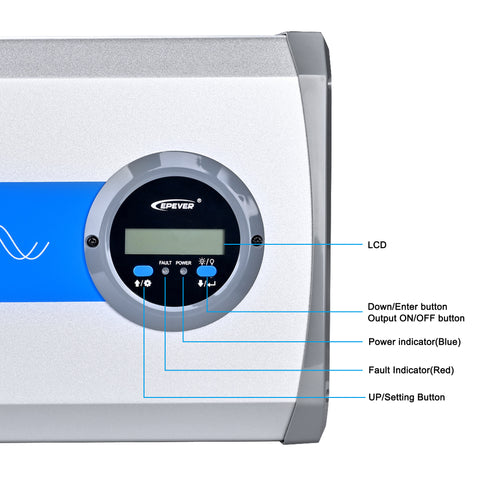ACOPOWER 3000W 12V Pure Sine Wave Inverter