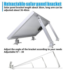 Adjustable Solar Panel Tilt Mount Brackets for 50W–400W Panels
