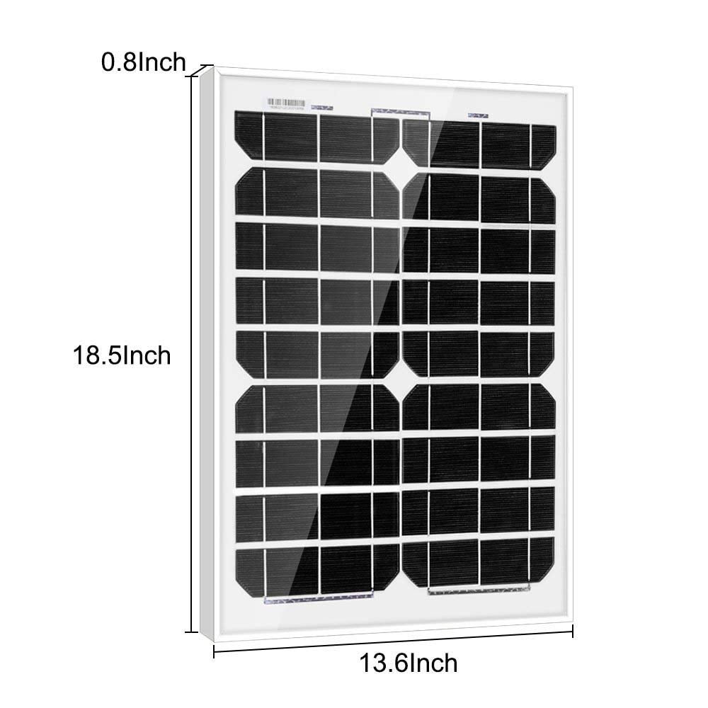 Solar Water Pump Kit-410GPH Submersible Pump and 20W Solar Panel